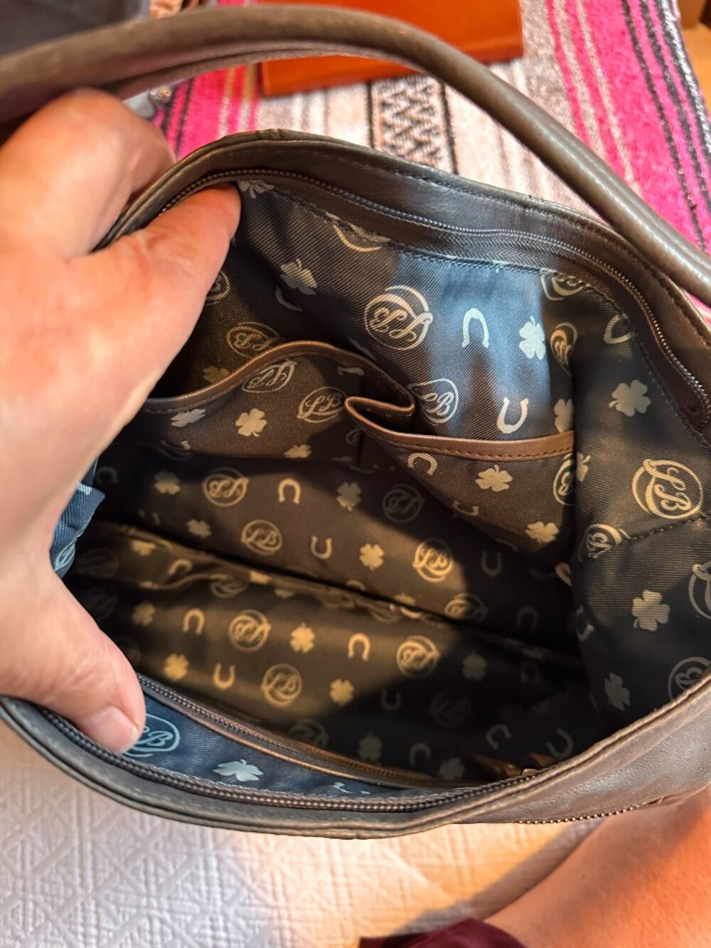 Lucky Brand Grey Hobo with Silver Detail - Picture 9 of 15